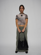 Vintage-inspirierte, abgenutzte Ledertasche