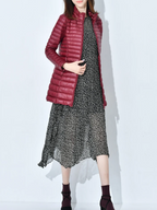 Individuell Angepasste Leichte Daunenjacke für Damen