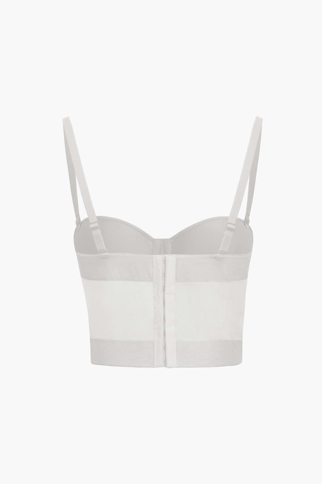 Mesh-Bustier-Top mit passendem Unterwäscheset