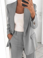 Set mit weitem Blazer und Hose