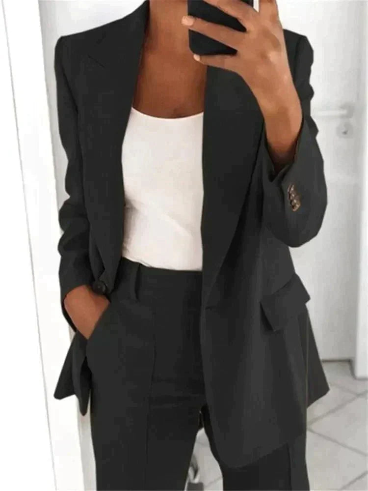 Set mit weitem Blazer und Hose