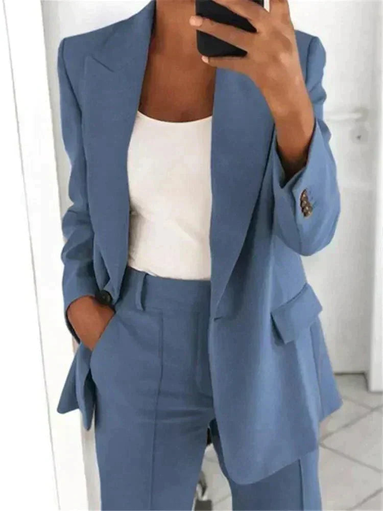 Set mit weitem Blazer und Hose