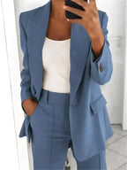 Set mit weitem Blazer und Hose