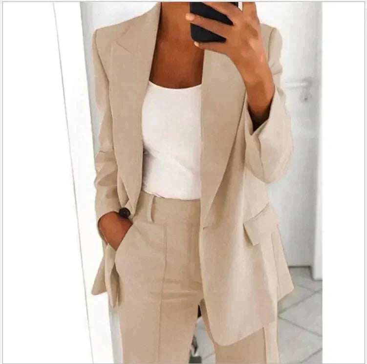 Set mit weitem Blazer und Hose