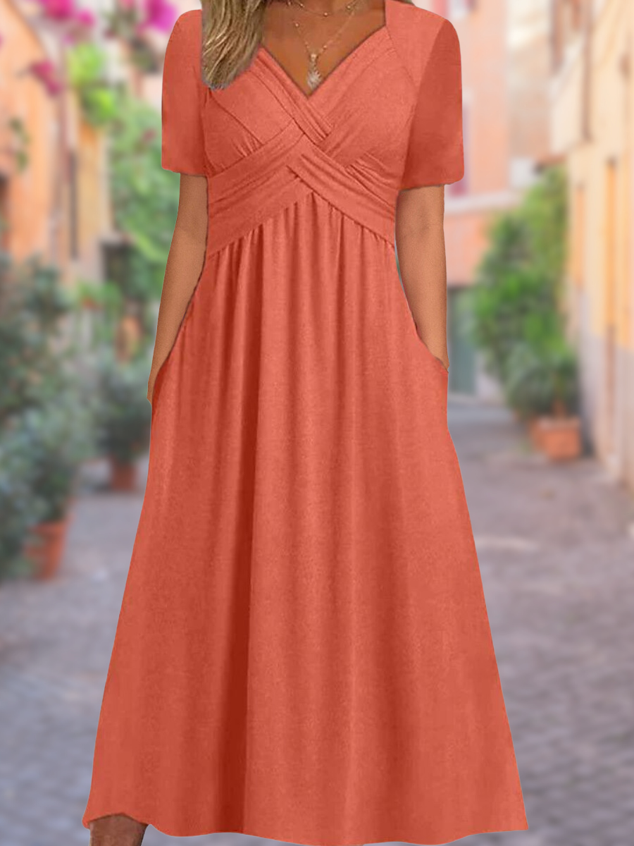 Selby Sommer Maxikleid mit Ausschnitt-Design