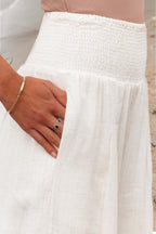 Elegante Stretch-Palazzo-Hosen für Damen