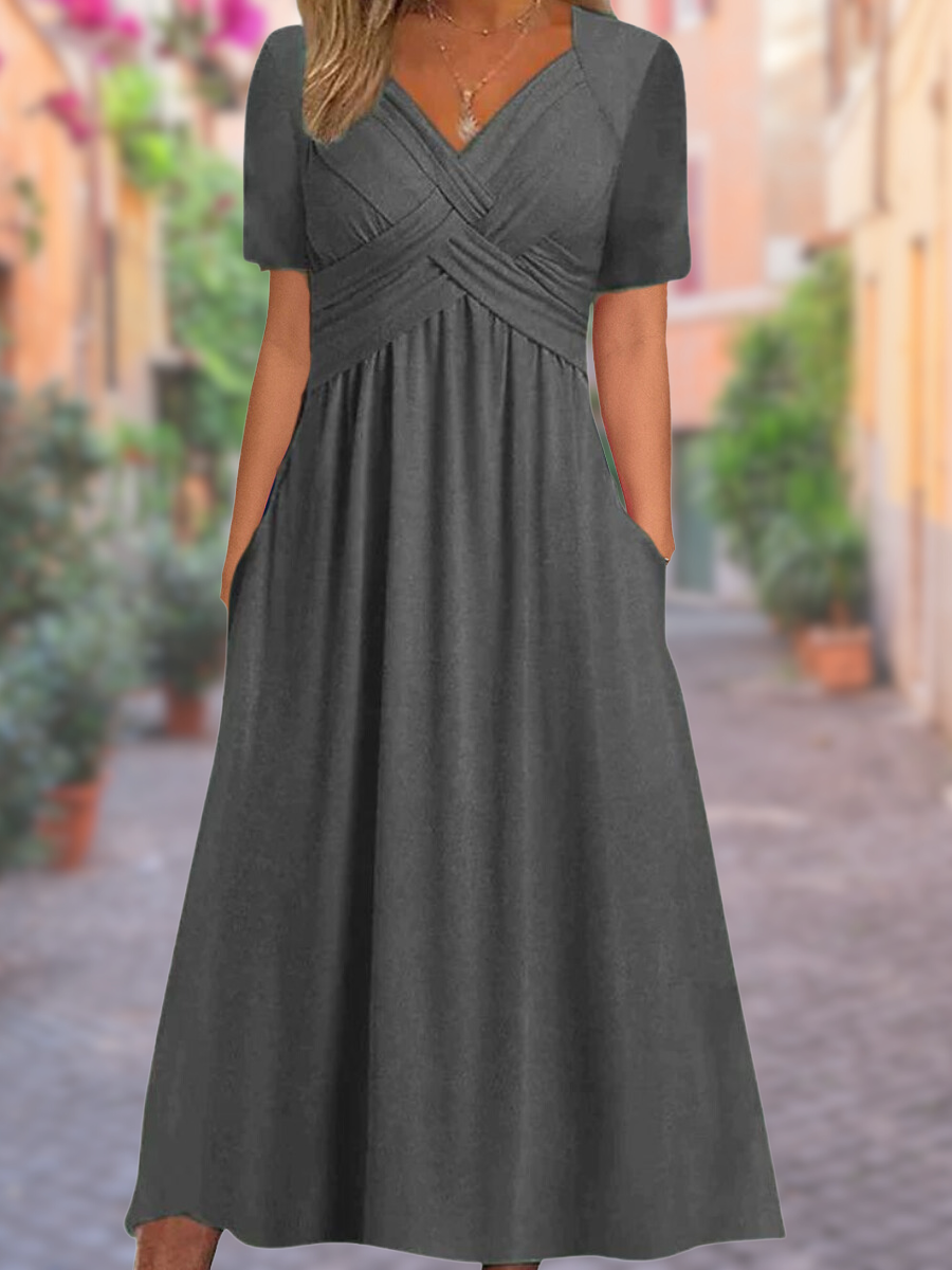 Selby Sommer Maxikleid mit Ausschnitt-Design