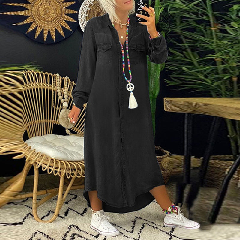 Gemütliches Denim-Kleid