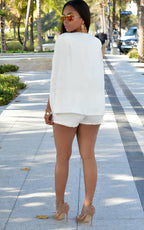 Meike Cape-Inspired Blazer