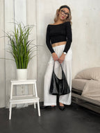 Vintage-inspirierte, abgenutzte Ledertasche