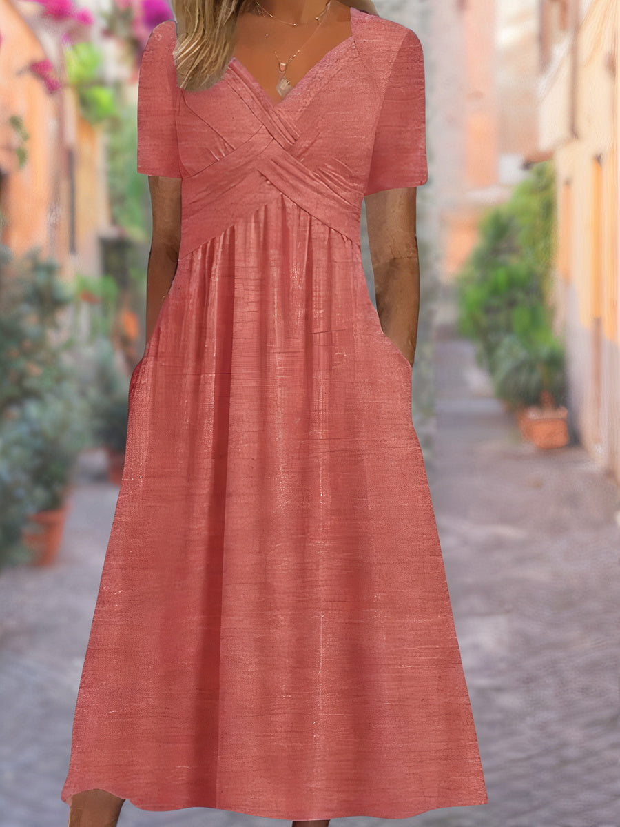 Selby Sommer Maxikleid mit Ausschnitt-Design