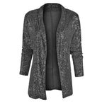 Glitzernde Pailletten-Blazer-Weste