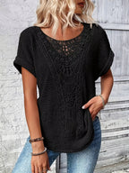 Stylisches Spitzen-T-Shirt mit modernen Details