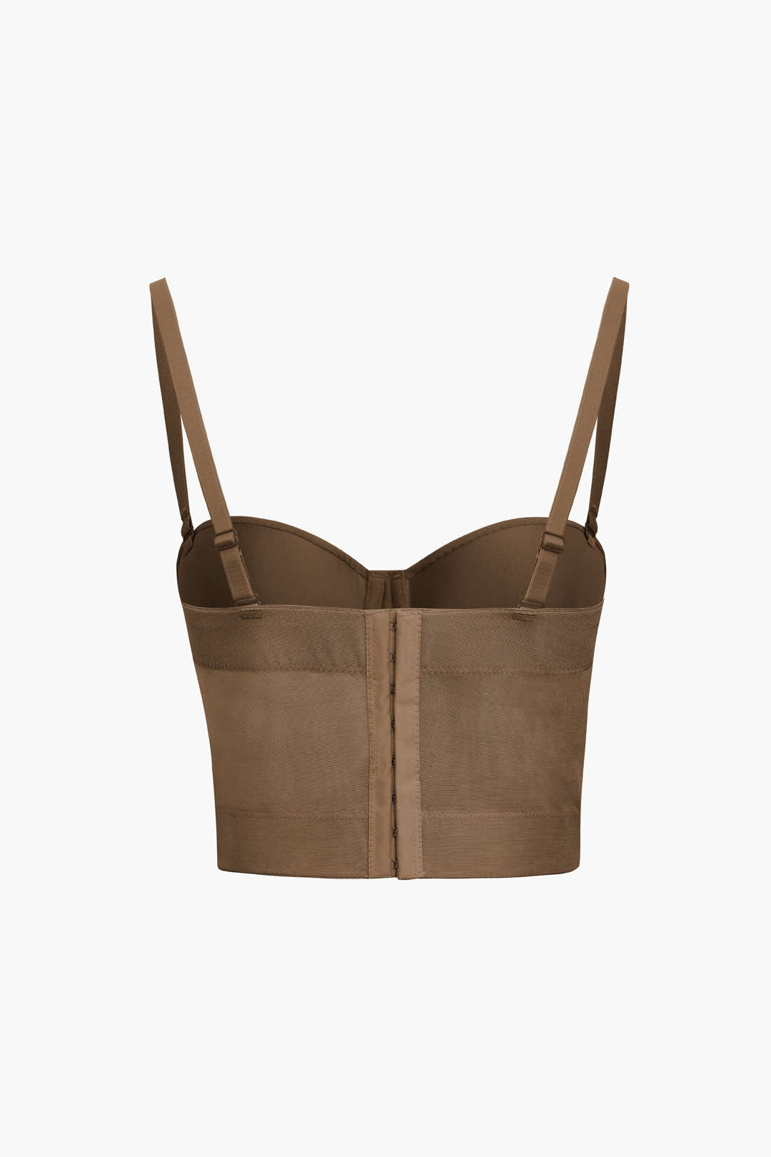 Mesh-Bustier-Top mit passendem Unterwäscheset