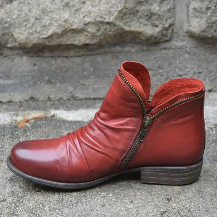 Damen Stiefeletten mit Reißverschluss