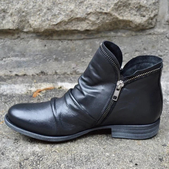 Damen Stiefeletten mit Reißverschluss