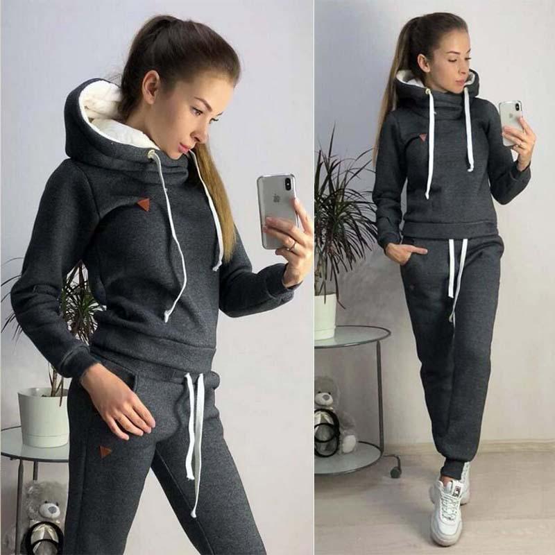 DROOM - Stilvolles und gemütliches warmes Sport-Jogging-Set