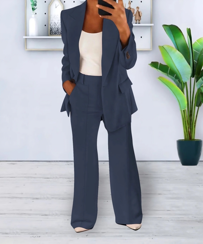 Set mit weitem Blazer und Hose